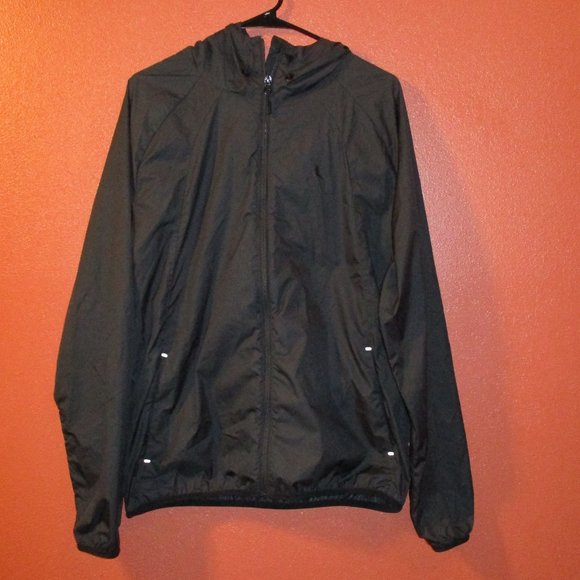 Jordan Other - Jordan Medium Black Full Zip Hooded Windbreaker